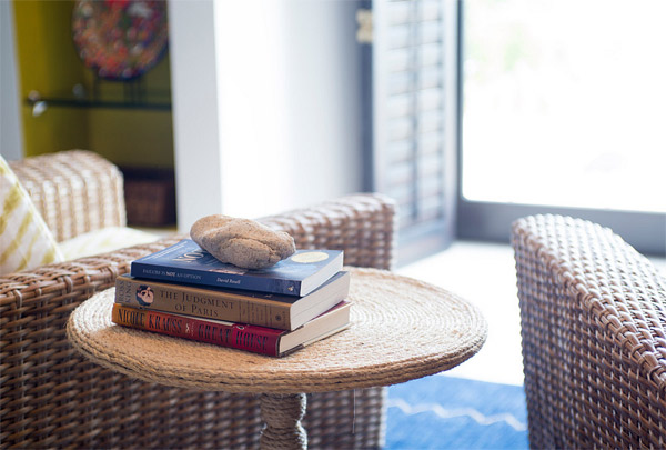 woven coffee table