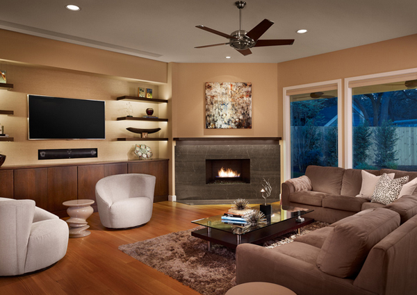 Featured image of post Living Room Layout With Fireplace And Tv On Opposite Walls - Or they can face the sofa in from the kitchen (facing the living room) to the right is fireplace with built ins.