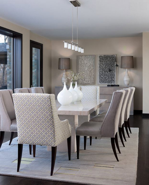 how to decorate a dining room table ideas