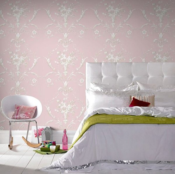 20 Captivating Bedrooms With Floral Wallpaper Designs | Home Design Lover