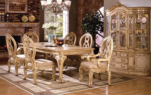 Evelyn Victorian Formal Dining Table Set