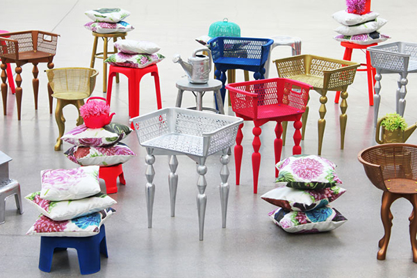 colorful stools