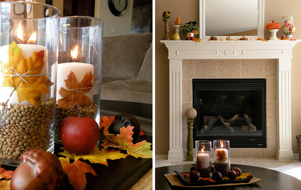 DIY Fall Coffee Table Centerpiece