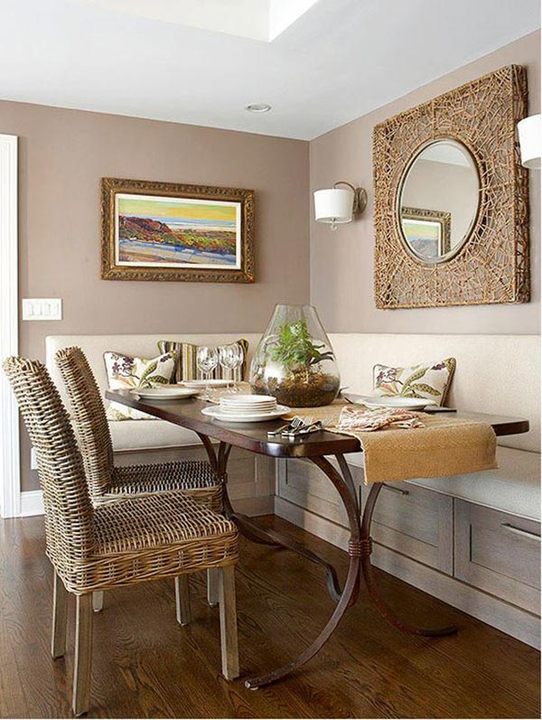 3. Neutral Dining Nook