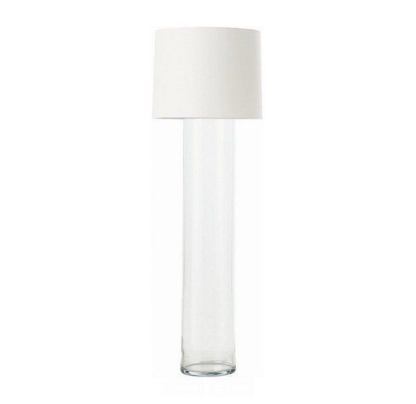 glass cylindrical base lamps