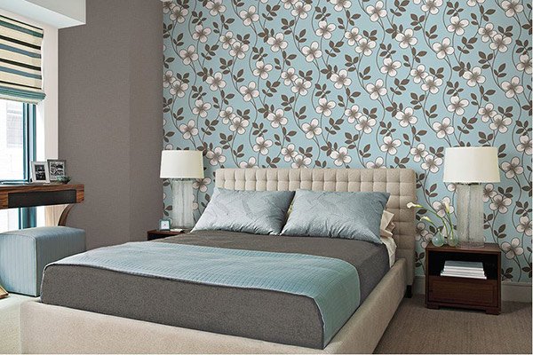 20 Captivating Bedrooms With Floral Wallpaper Designs Home Design Lover