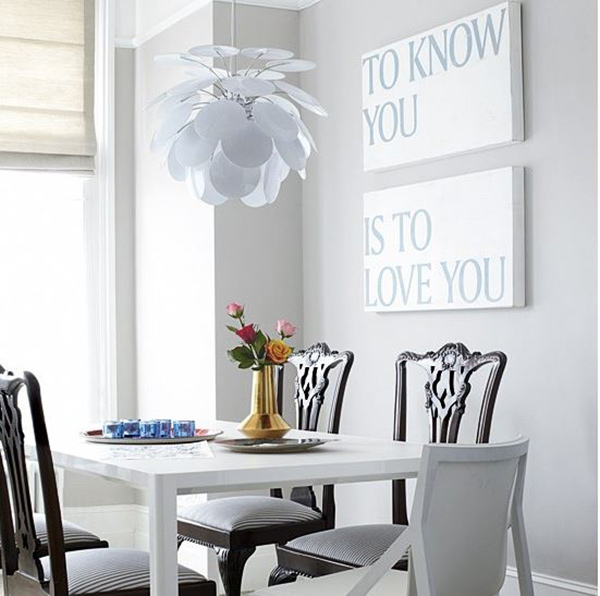 6. Eclectic Dining Room