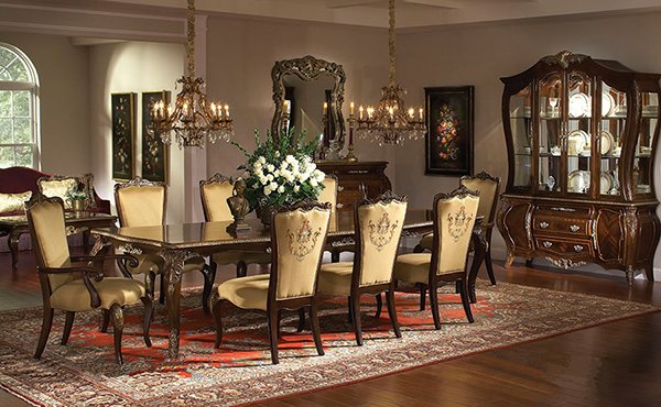 Victorian Dining Room Chairs / 10 George II Dining Chairs & Victorian Table Set - Exquisite 19th century victorian furniture for the bedroom, dining, and living room.