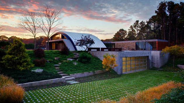 Exceptional Arch Structure Reveals in the Arc House in New York | Home