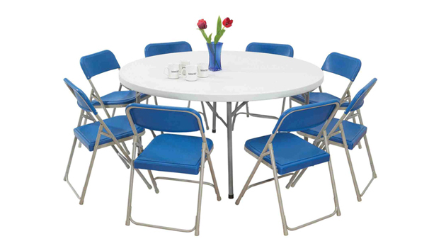 20 Space Saving Folding Table and Chairs