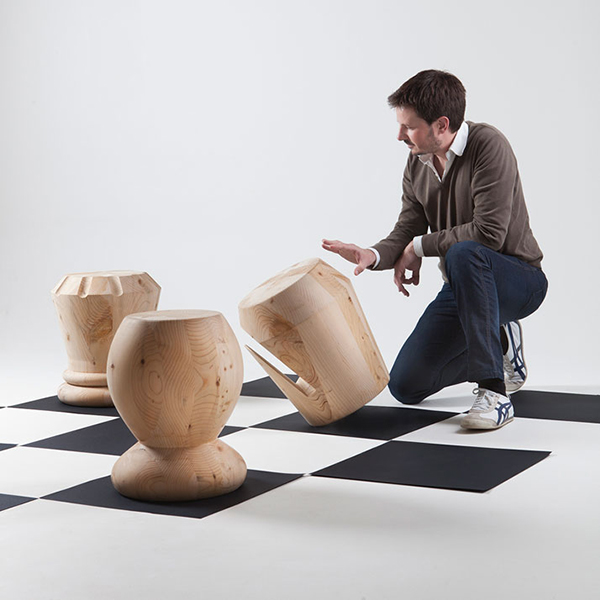 Interesting Chessmen Inspired Stool Designs by Giorgio Bonaguro | Home