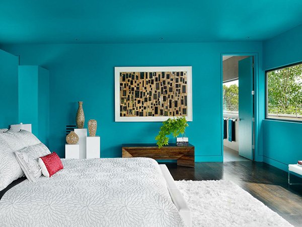 Turquoise bedroom ideas