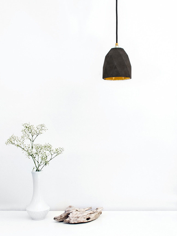 black hanging lamp