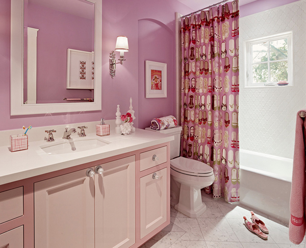 20 Lovely Ideas For A Girls Bathroom Decoration Home Design Lover