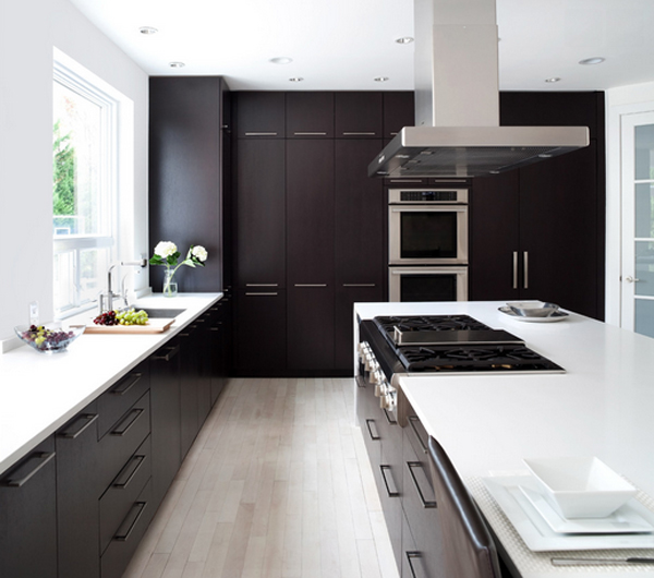 floor-to-ceiling cabinets