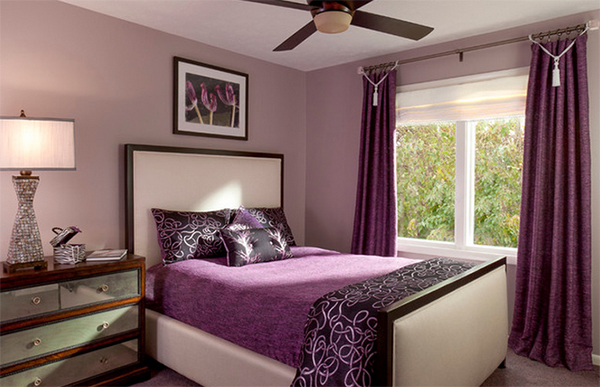 purple master bedroom designs