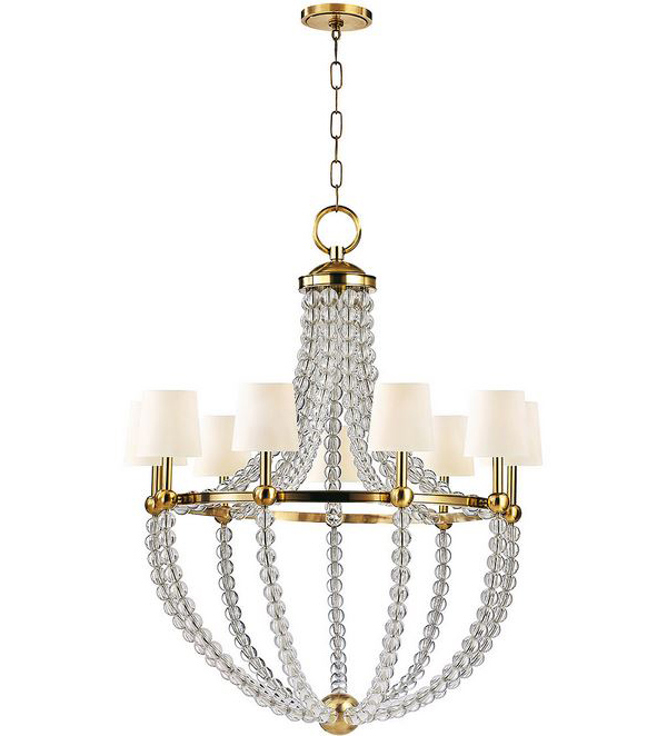 nine Light Crystal Chandelier