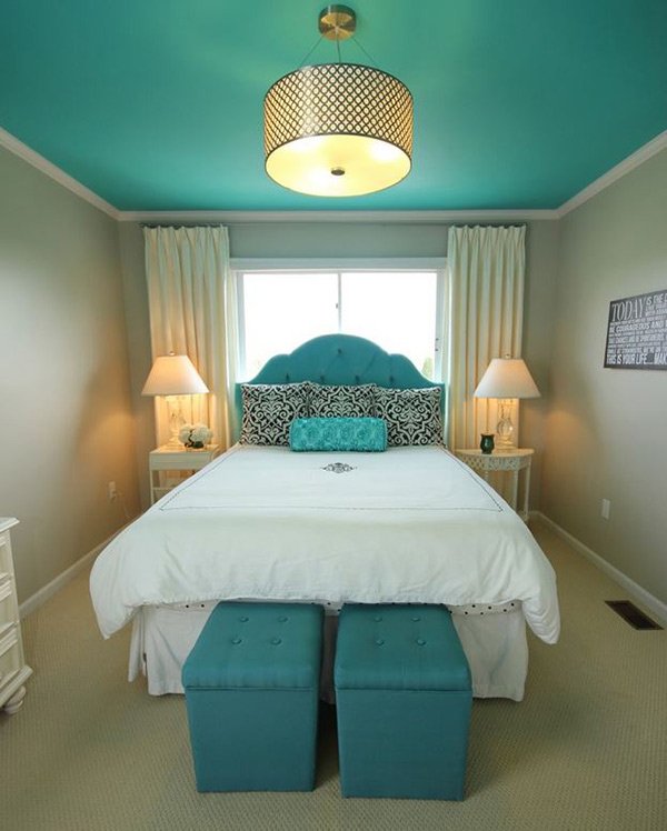 20 Fashionable Turquoise Bedroom Ideas | Home Design Lover