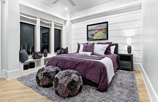 20 Master Bedrooms With Purple Accents Home Design Lover