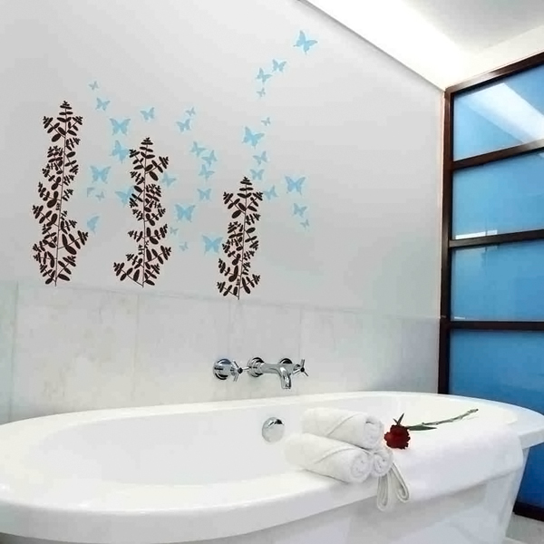 20 creative bathroom wall decals | home design lover