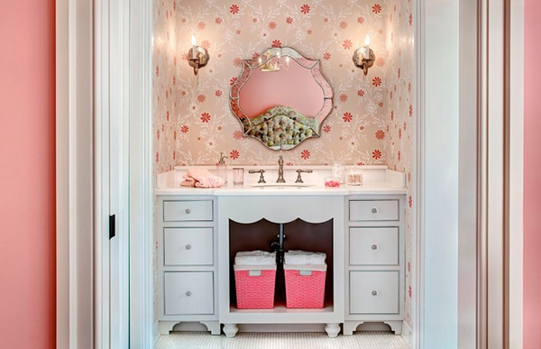 20 Lovely Ideas For A Girls Bathroom Decoration Home Design Lover