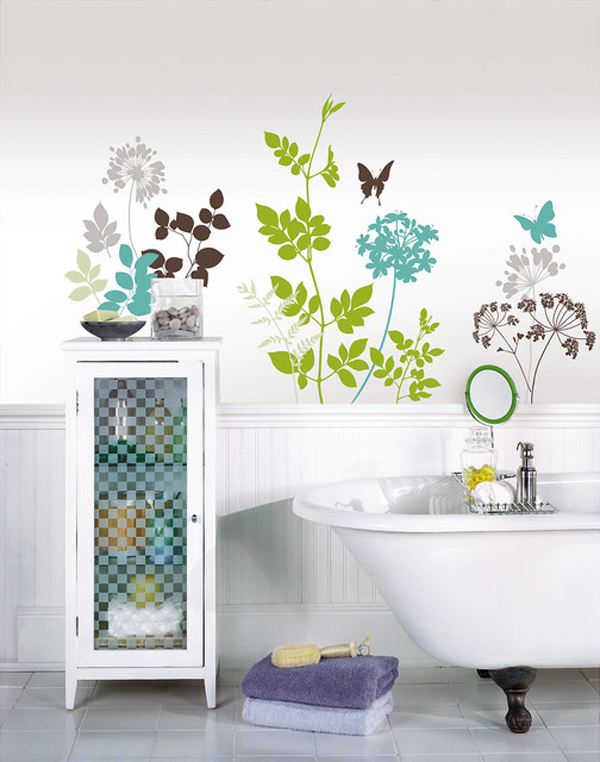 20 creative bathroom wall decals | home design lover