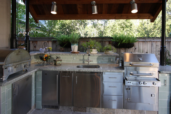 weather-tight outdoor kitchen