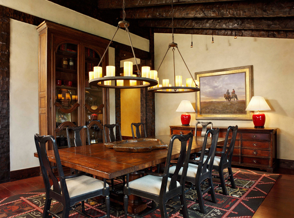 20 Unique Western Dining Rooms | Home Design Lover