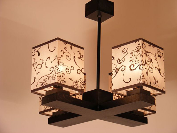 Fabric Shade Chandelier Designs