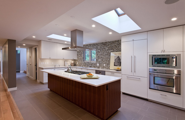 skylight ceiling kitchen