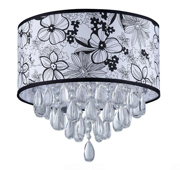 Flower Shade Crystal Chandelier