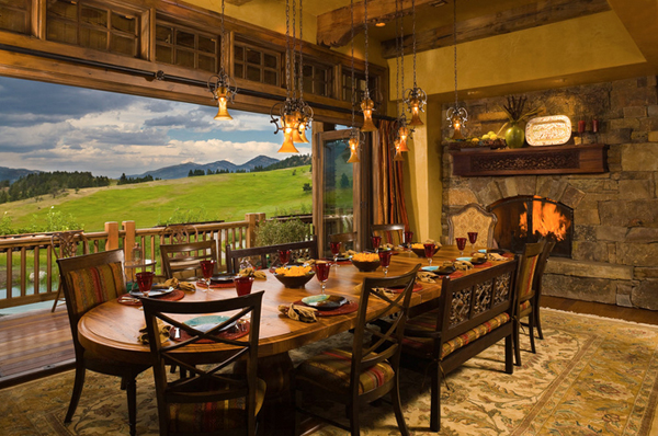 20 Unique Western Dining Rooms | Home Design Lover