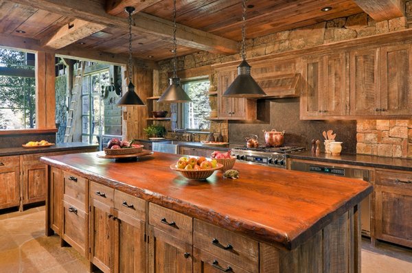 rustic western kitchen design