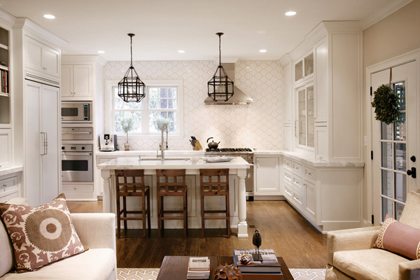 transitional kitchen