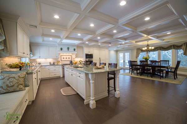 coffered ceiling