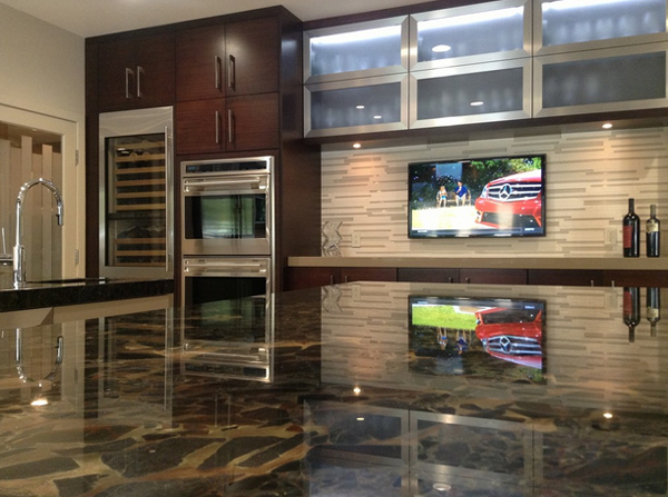 20 Awesome Flat Screen TV Furniture in the Kitchen | Home Design Lover