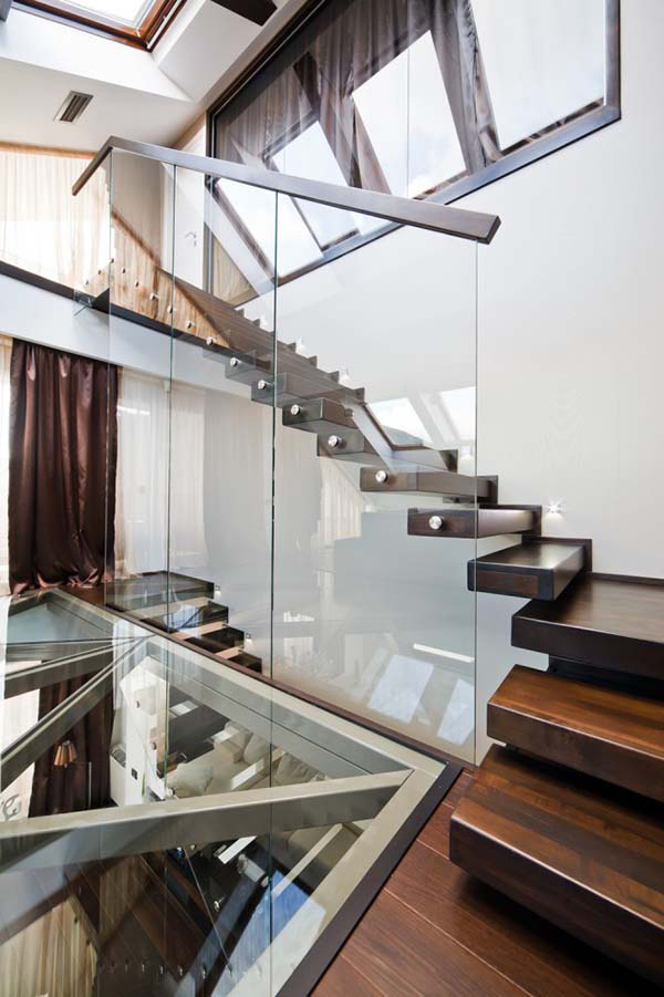 staircase glass railings