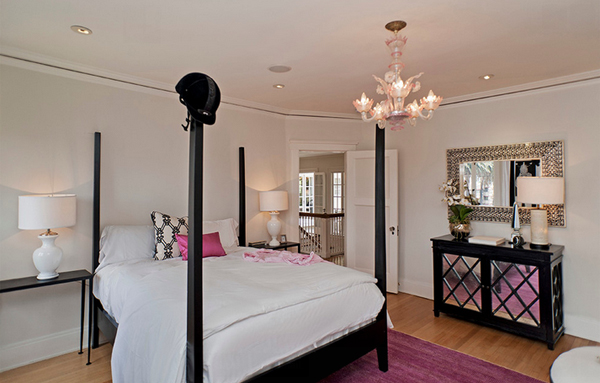 20 Gorgeous Pink And Black Accented Bedrooms Home Design Lover