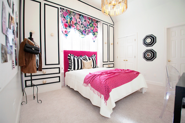 20 Gorgeous Pink And Black Accented Bedrooms Home Design Lover