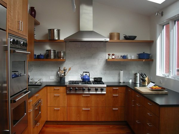 Wooden modular kitchen