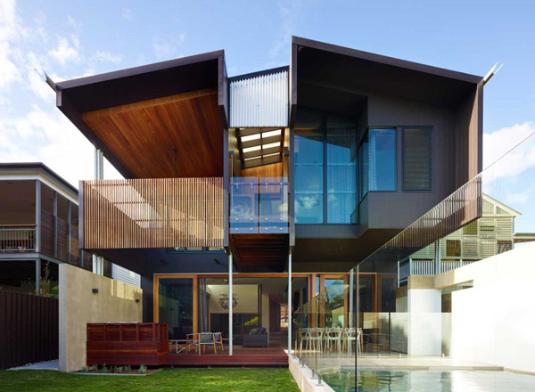 modern geometric exterior design