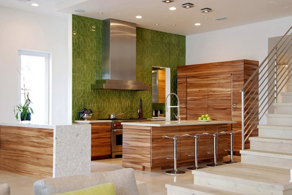 eye-catching kitchen wall