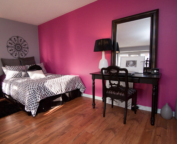 20 Gorgeous Pink And Black Accented Bedrooms Home Design Lover