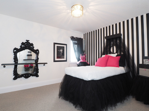 20 Gorgeous Pink And Black Accented Bedrooms Home Design Lover