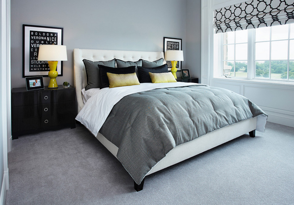 20 sophisticated black and yellow bedrooms | home design lover