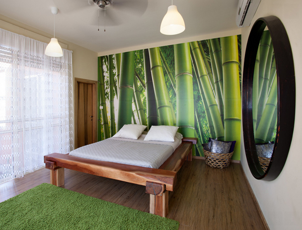 Bamboo bedroom design