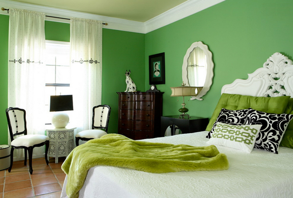 20 Wishfully Beautiful White And Green Bedrooms Home