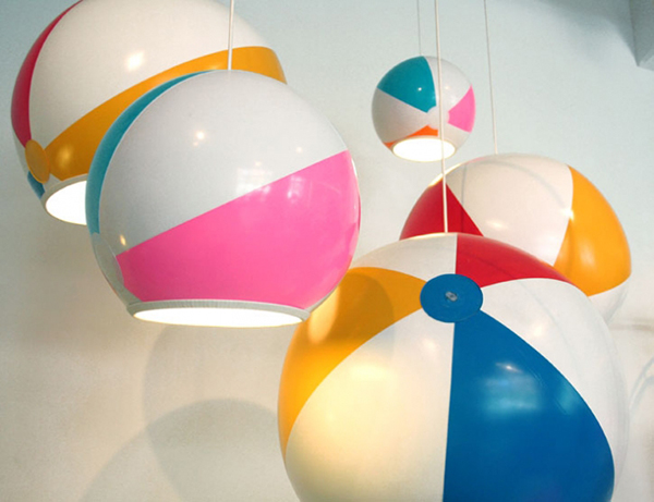 Beach Ball Lamp