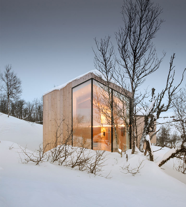 snow winter house