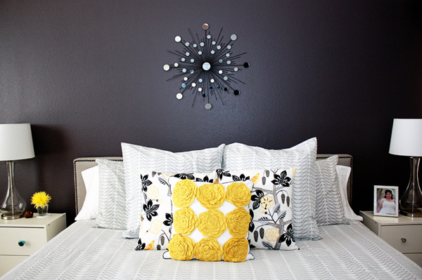 Black and Yellow Bedrooms